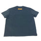 LOUIS VUITTON Pleated Apparel Tops RM221 Short Sleeve Cotton T-Shirt Men's Black