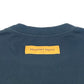 LOUIS VUITTON Pleated Apparel Tops RM221 Short Sleeve Cotton T-Shirt Men's Black