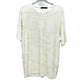 LOUIS VUITTON Men's White Short Sleeve T-Shirt, Logo Toweling City Raglan Tile RM181M Cotton