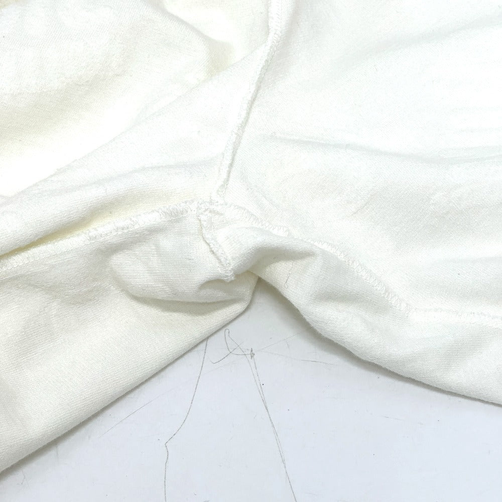 LOUIS VUITTON Men's White Short Sleeve T-Shirt, Logo Toweling City Raglan Tile RM181M Cotton