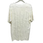 LOUIS VUITTON Men's White Short Sleeve T-Shirt, Logo Toweling City Raglan Tile RM181M Cotton
