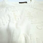 LOUIS VUITTON Men's White Short Sleeve T-Shirt, Logo Toweling City Raglan Tile RM181M Cotton