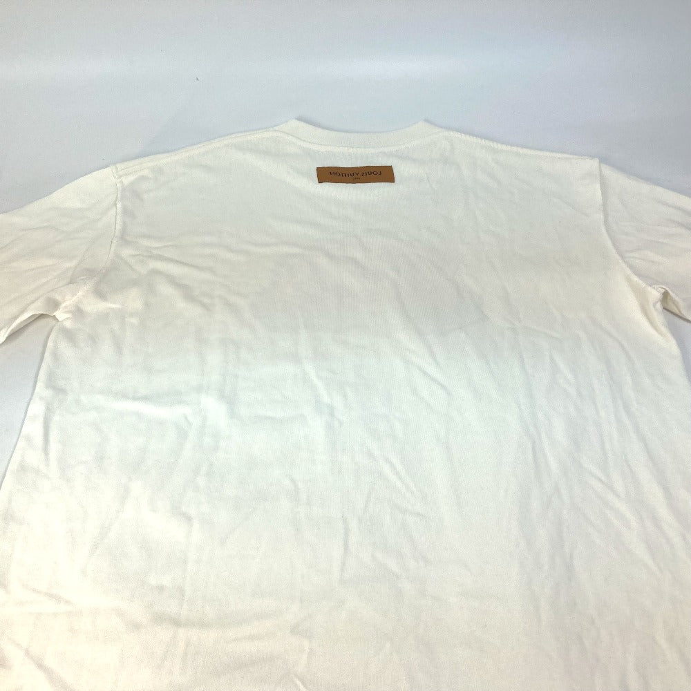 LOUIS VUITTON 1AB4UP 23SS Rainbow Printed T-Shirt, Apparel Top, RM231, Men's, White, Short Sleeve Cotton T-Shirt