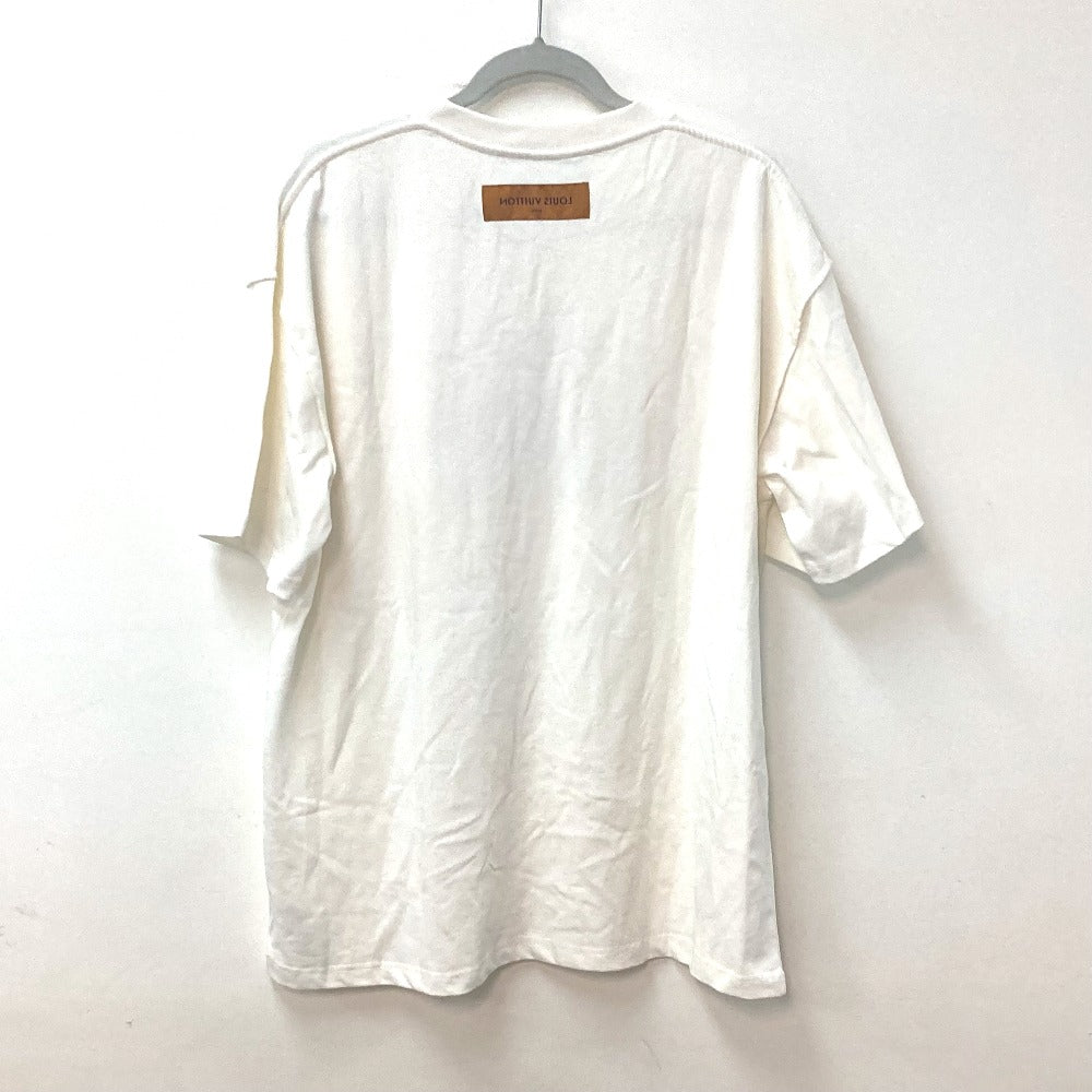 LOUIS VUITTON 1AB4UP 23SS Rainbow Printed T-Shirt, Apparel Top, RM231, Men's, White, Short Sleeve Cotton T-Shirt