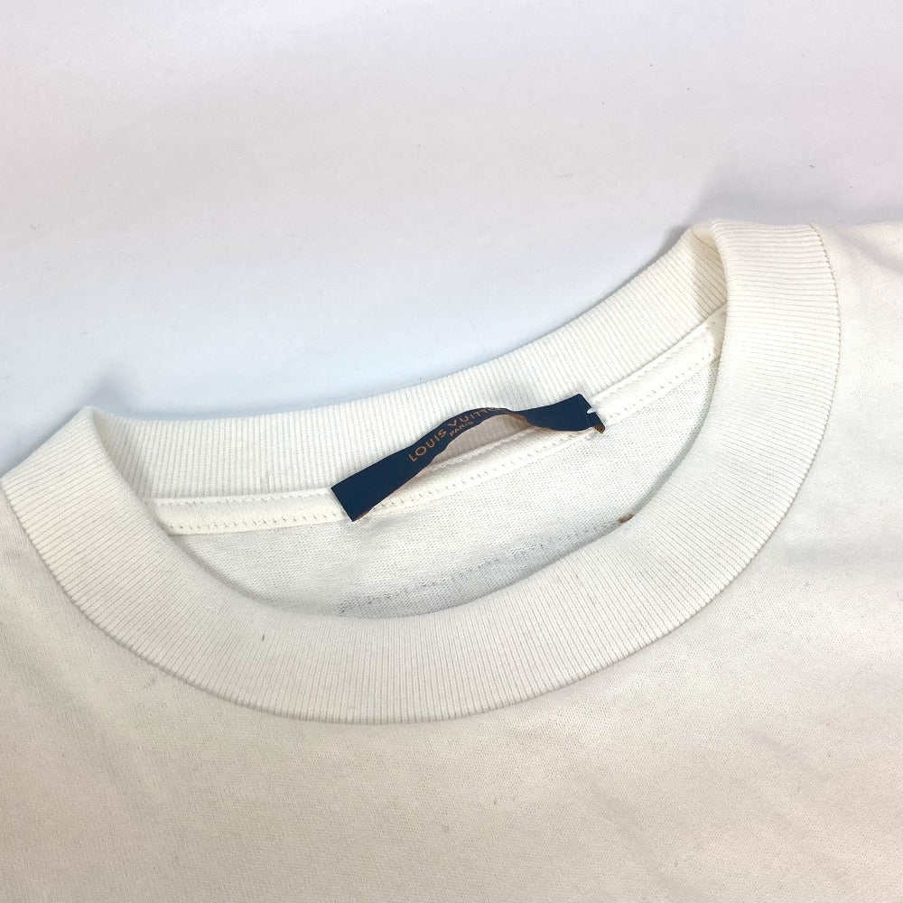 LOUIS VUITTON 1AB4UP 23SS Rainbow Printed T-Shirt, Apparel Top, RM231, Men's, White, Short Sleeve Cotton T-Shirt
