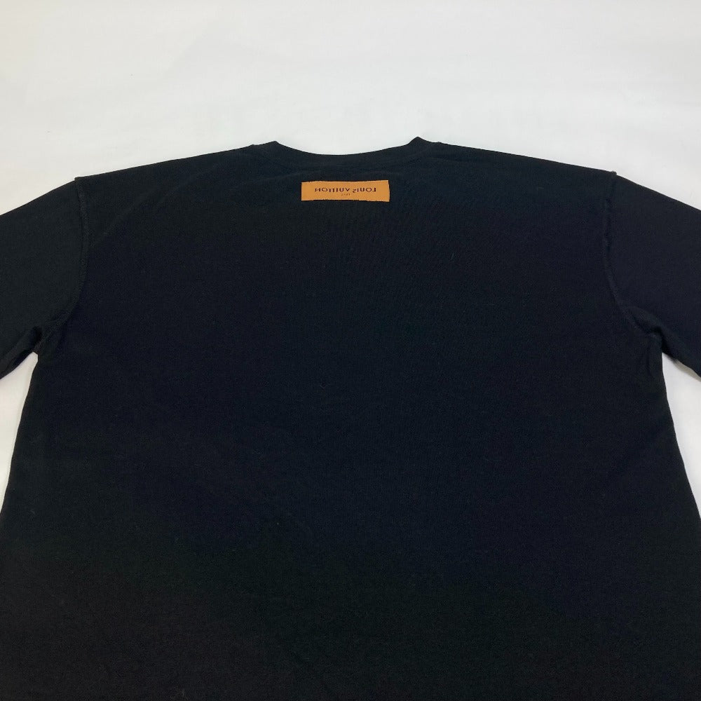 LOUIS VUITTON 1AARPB LV Concert Print T-Shirt, Men's Short Sleeve Cotton T-Shirt, Black, RM231