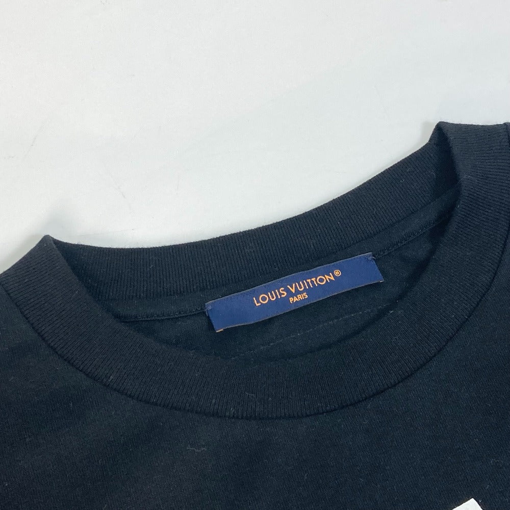LOUIS VUITTON 1AARPB LV Concert Print T-Shirt, Men's Short Sleeve Cotton T-Shirt, Black, RM231