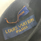 LOUIS VUITTON Virgil Abloh knit letter T-shirt with logo. RM212M. Men's short-sleeved cotton T-shirt in black.
