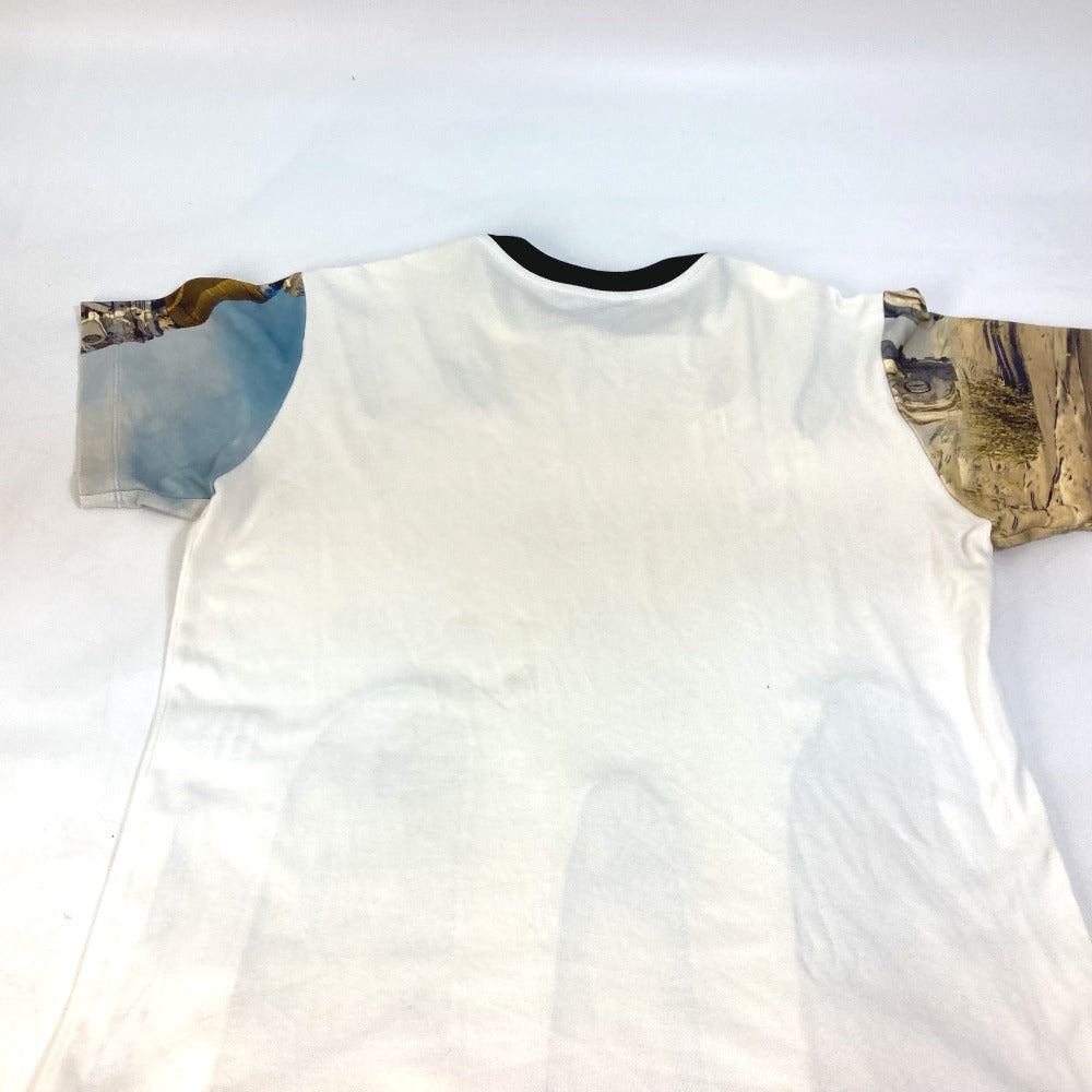 LOUIS VUITTON ロゴ アパレル トップス 丸首 半袖Ｔシャツ コットン レディース ホワイト