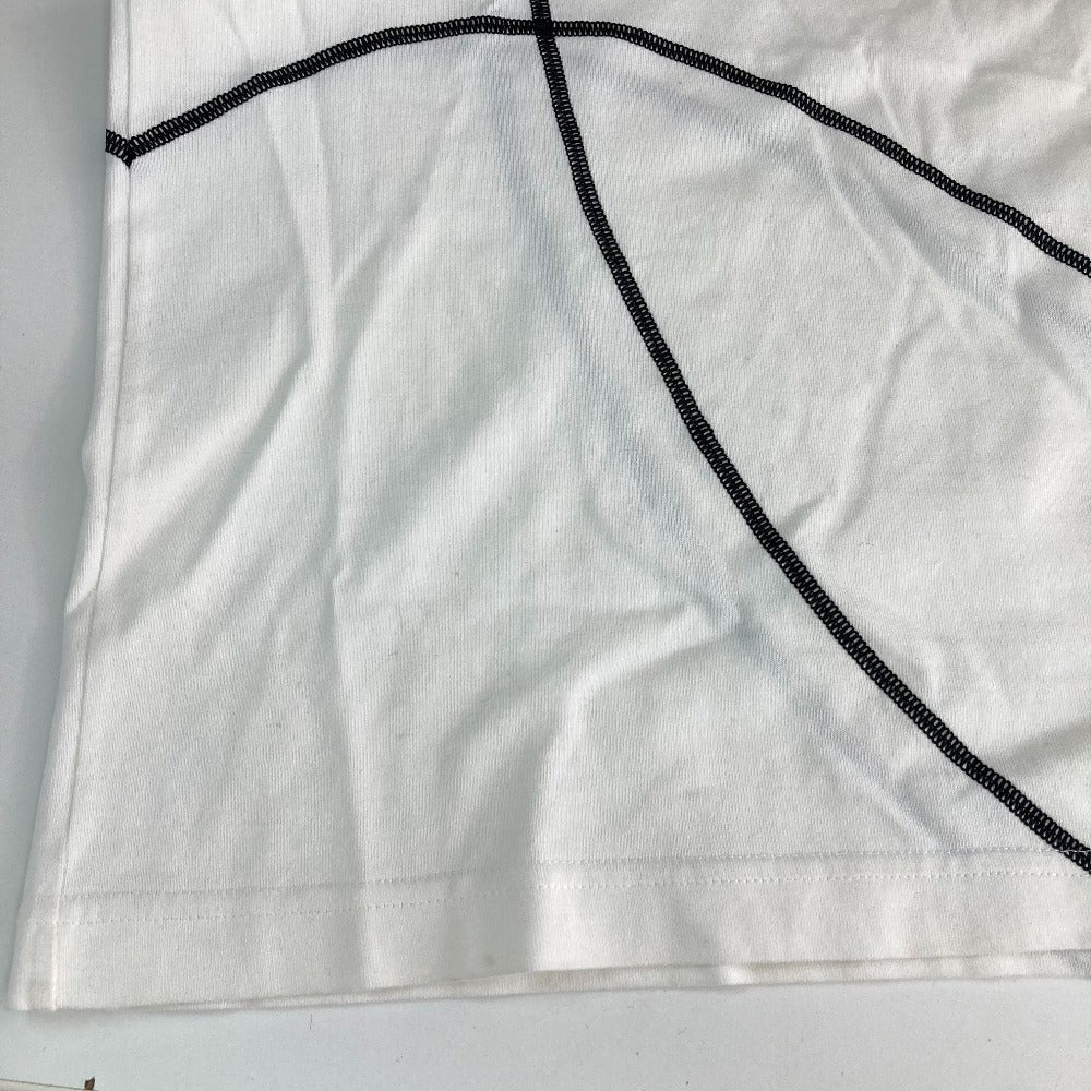 LOUIS VUITTON LV x NBA embroidered detail top, apparel RM211M, men's white cotton short-sleeved T-shirt