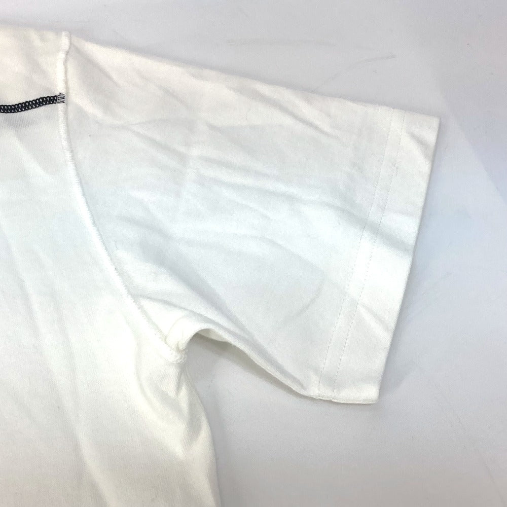 LOUIS VUITTON LV x NBA embroidered detail top, apparel RM211M, men's white cotton short-sleeved T-shirt