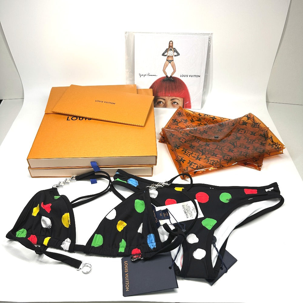 LOUIS VUITTON 1AB820 &amp; 1AB81S Yayoi Kusama Swimwear LV x YK Painted Dot Bikini Set RW231 Polyamide Women's Multicolor