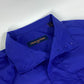 LOUIS VUITTON 2022SS LV Spread Short Sleeve Collared Logo Top Apparel RM222M Men's Cotton Short Sleeve Shirt Blue