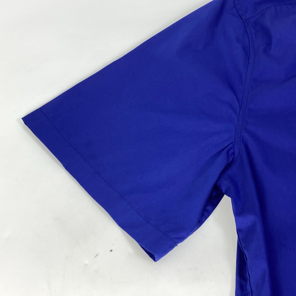 LOUIS VUITTON 2022SS LV Spread Short Sleeve Collared Logo Top Apparel RM222M Men's Cotton Short Sleeve Shirt Blue