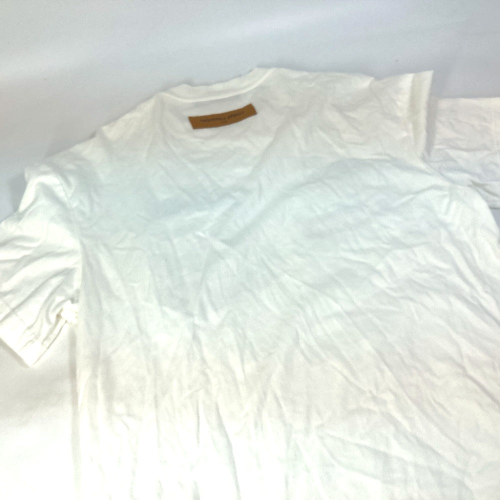 LOUIS VUITTON 1ABJ28 Hybrid Cotton T-Shirt Apparel Tops RM232 Short Sleeve Cotton T-Shirt Men's White