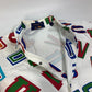 LOUIS VUITTON NBA Collaboration NBA Basketball Letter Overshirt Apparel Top RM212 Men's Short Sleeve Cotton White Short Sleeve Shirt