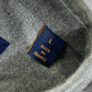 LOUIS VUITTON Men's Gray Collared Flannel Shirt with Buttons, Long Sleeve, Cotton, RM182M