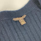 LOUIS VUITTON Sequined Long Sleeve Cardigan Jacket in Navy Cashmere for Women