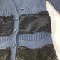 LOUIS VUITTON Sequined Long Sleeve Cardigan Jacket in Navy Cashmere for Women
