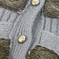 LOUIS VUITTON Sequined Long Sleeve Cardigan Jacket in Navy Cashmere for Women