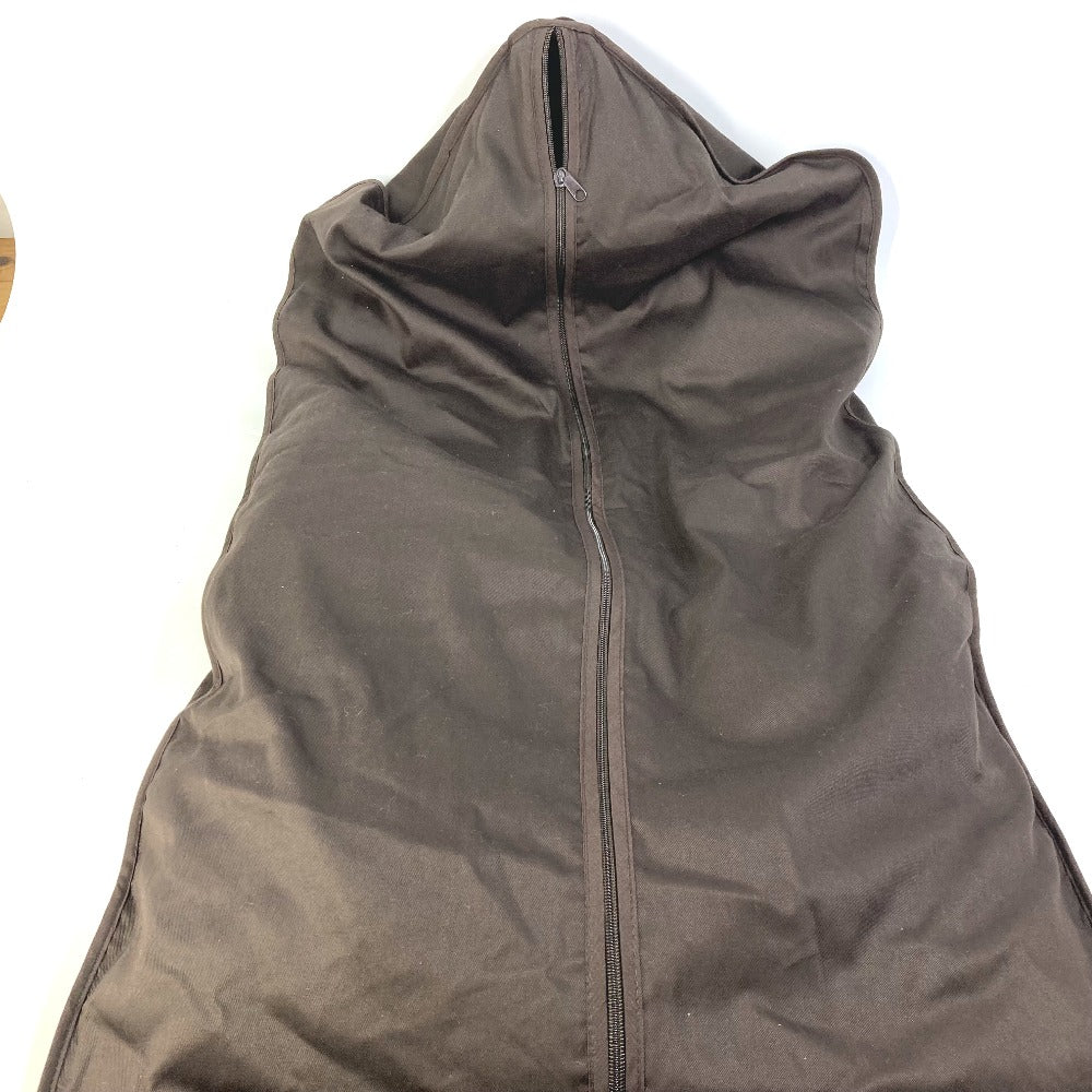 LOUIS VUITTON Women's Brown Knit Fur Zip-Up Cape Poncho