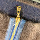 LOUIS VUITTON Women's Brown Knit Fur Zip-Up Cape Poncho