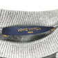 LOUIS VUITTON NBA ジャカード スウェット ニット トップス アパレル 長袖 RM211M セーター コットン メンズ グレー - brandshop-reference