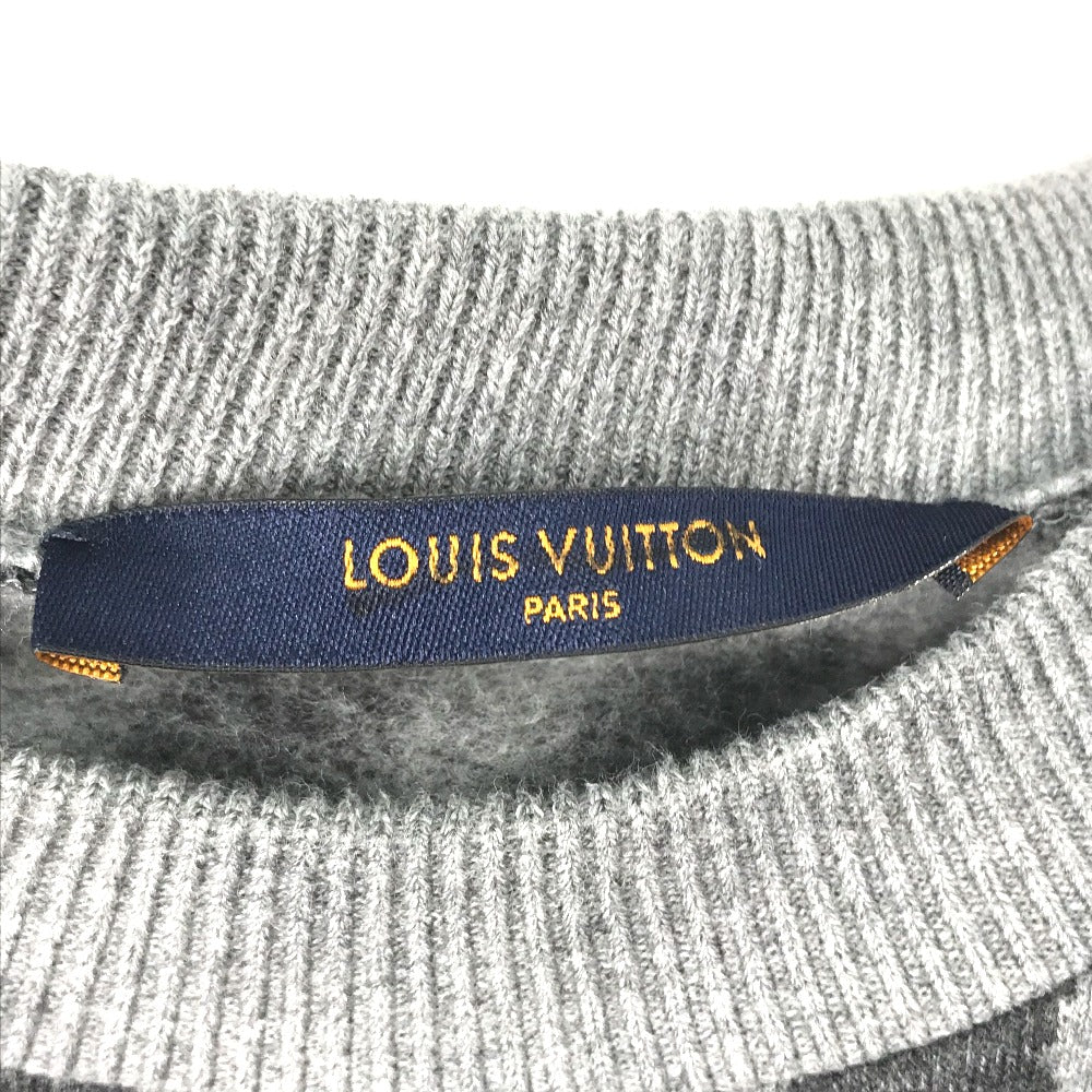 LOUIS VUITTON NBA ジャカード スウェット ニット トップス アパレル 長袖 RM211M セーター コットン メンズ グレー - brandshop-reference