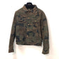 LOUIS VUITTON 1A3FE5 SUPREME Camouflage Denim Trucker Short Jacket, Long Sleeve, Men's Green Cotton Jacket, Supreme Collaboration