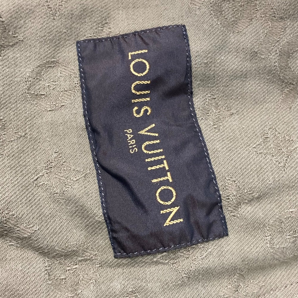 LOUIS VUITTON 1A3FE5 SUPREME Camouflage Denim Trucker Short Jacket, Long Sleeve, Men's Green Cotton Jacket, Supreme Collaboration