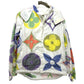 LOUIS VUITTON マルチカラーモノグラム ウィンドブレーカー Wファスナーアウター フード ジャケット アパレル シャカシャカ ブルゾン ポリエステル メンズ マルチカラー