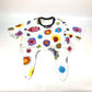 LOUIS VUITTON LV×YK 草間彌生 フェイスプリントセルフタイTシャツ アパレル トップス 半袖 RW232J 半袖Ｔシャツ コットン レディース マルチカラー