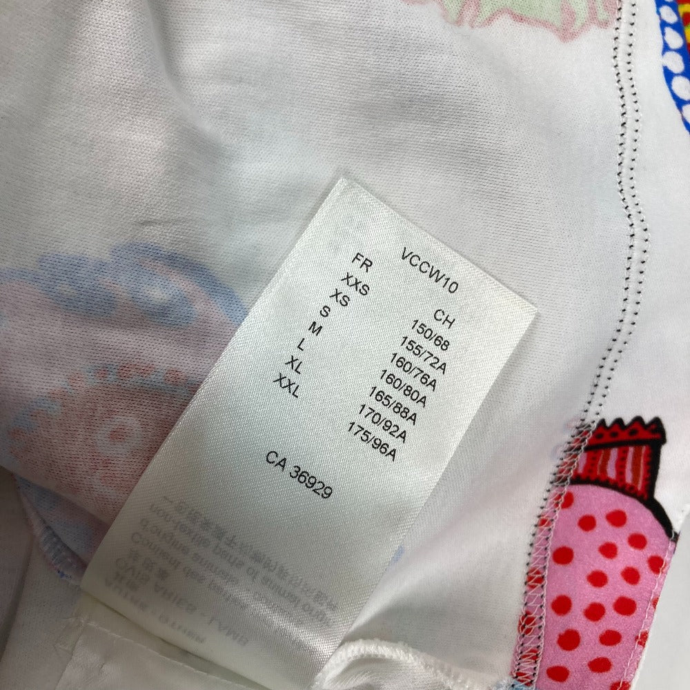 LOUIS VUITTON LV×YK 草間彌生 フェイスプリントセルフタイTシャツ アパレル トップス 半袖 RW232J 半袖Ｔシャツ コットン レディース マルチカラー
