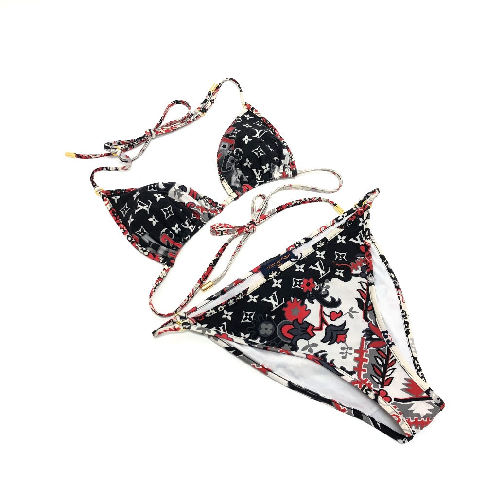 LOUIS VUITTON バンダナプリントビキニ トップ&ボトムスセット スイムウェア RW231W 水着 ナイロン レディース - brandshop-reference