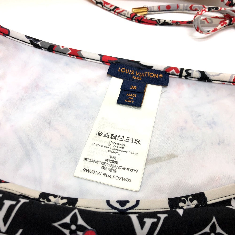 LOUIS VUITTON バンダナプリントビキニ トップ&ボトムスセット スイムウェア RW231W 水着 ナイロン レディース - brandshop-reference