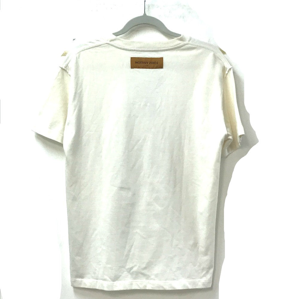 LOUIS VUITTON ロゴ アパレル トップス 半袖 RM201 半袖Ｔシャツ コットン メンズ ホワイト