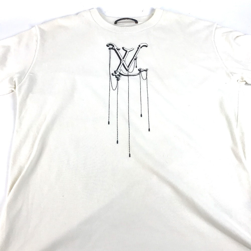 LOUIS VUITTON ロゴ アパレル トップス 半袖 RM201 半袖Ｔシャツ コットン メンズ ホワイト