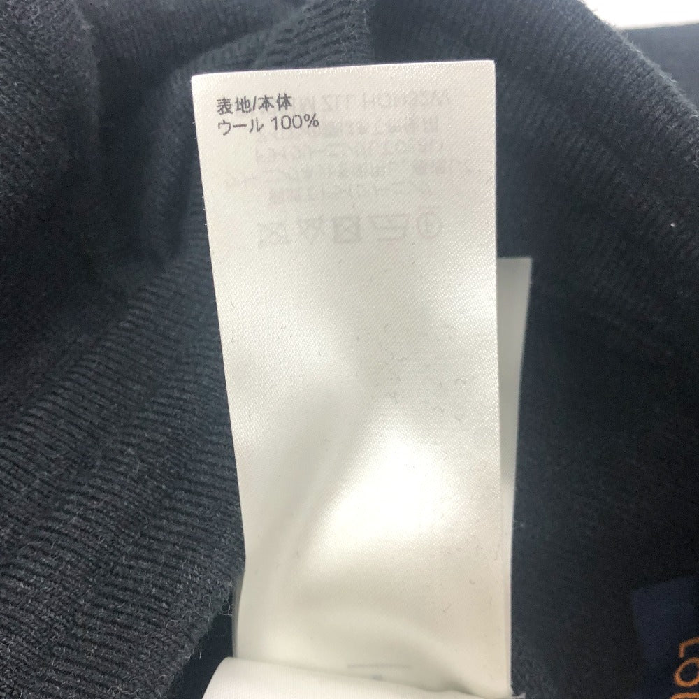 LOUIS VUITTON RM231M ズボン ボトムス ロゴワッペン ニット スウェット パンツ アパレル パンツ ウール メンズ ブラック