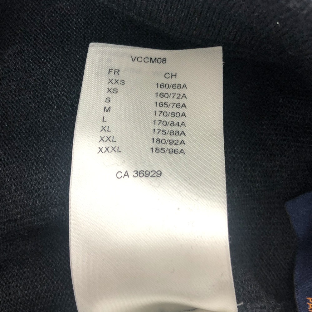 LOUIS VUITTON RM231M ズボン ボトムス ロゴワッペン ニット スウェット パンツ アパレル パンツ ウール メンズ ブラック