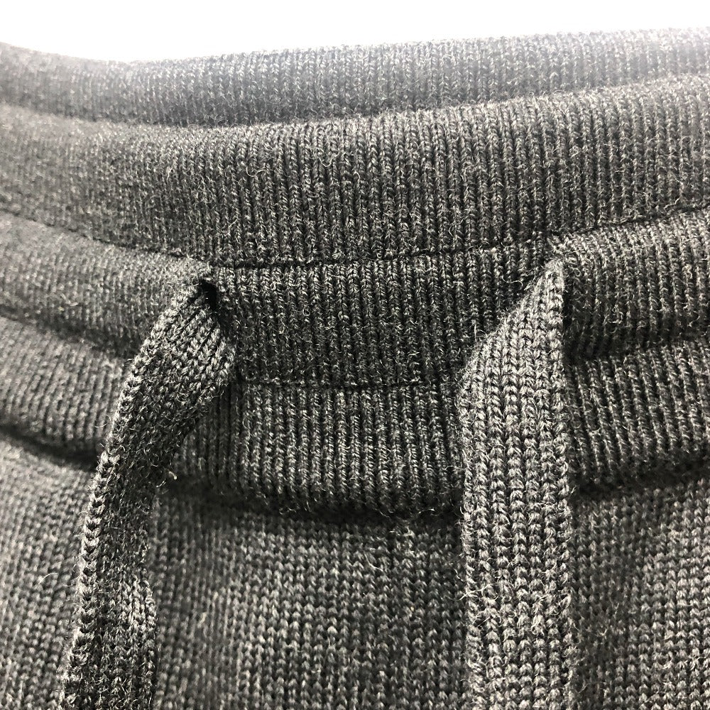LOUIS VUITTON RM231M ズボン ボトムス ロゴワッペン ニット スウェット パンツ アパレル パンツ ウール メンズ ブラック