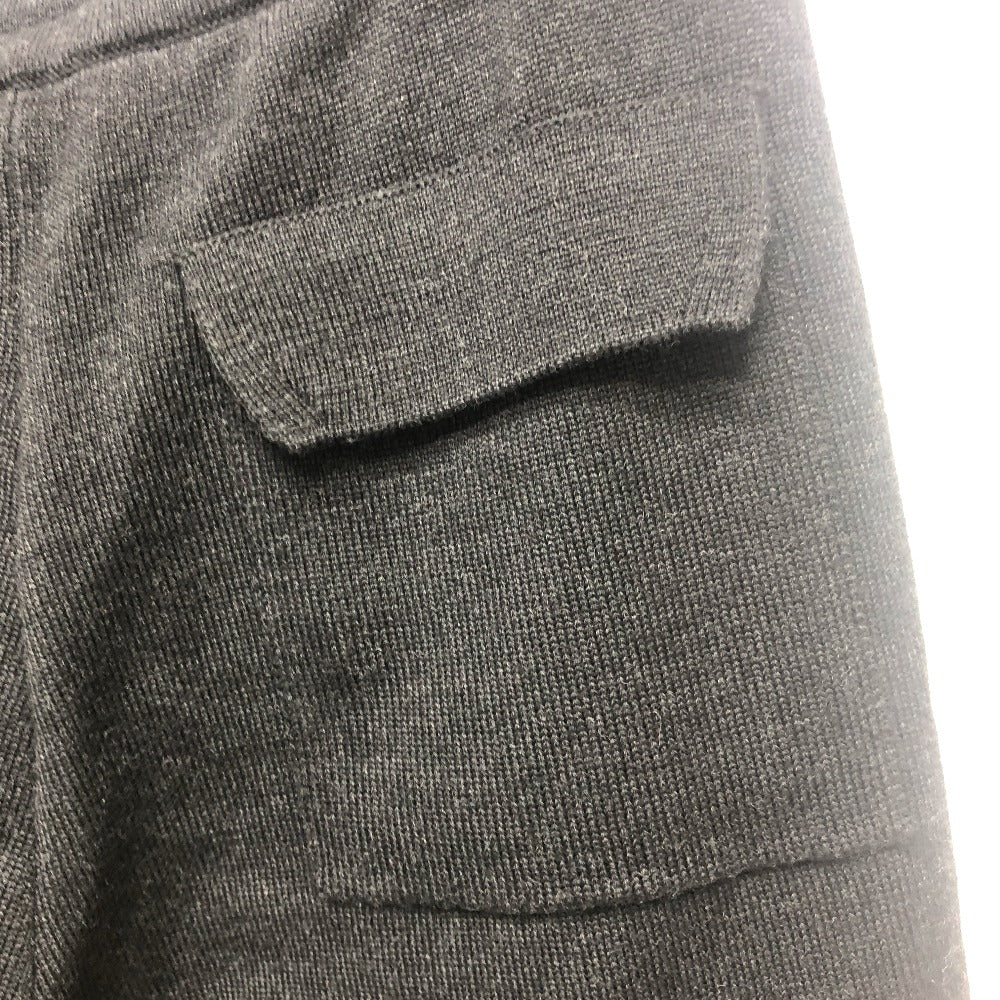 LOUIS VUITTON RM231M ズボン ボトムス ロゴワッペン ニット スウェット パンツ アパレル パンツ ウール メンズ ブラック