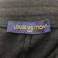 LOUIS VUITTON RM231M ズボン ボトムス ロゴワッペン ニット スウェット パンツ アパレル パンツ ウール メンズ ブラック