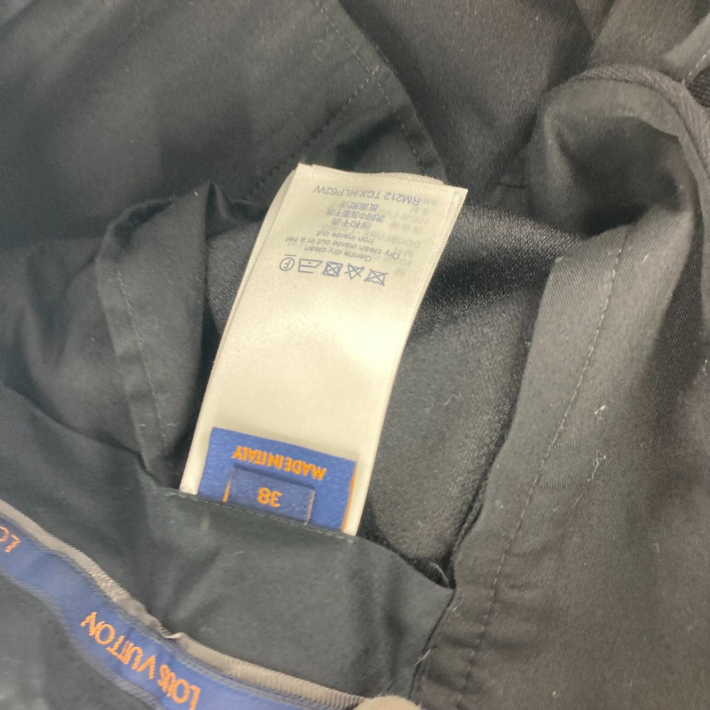 LOUIS VUITTON ロゴ ロングパンツ アパレル ズボン ボトムス RM212 パンツ ウール メンズ ブラック - brandshop-reference