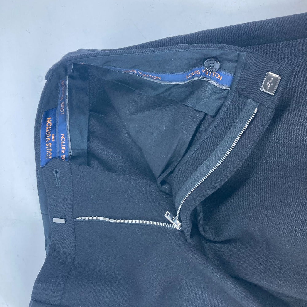 LOUIS VUITTON ロゴ ロングパンツ アパレル ズボン ボトムス RM212 パンツ ウール メンズ ブラック - brandshop-reference