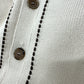 LOUIS VUITTON 1AFPXX シグネチャーライト LVロゴ アパレル ニット トップス 羽織り ステッチ 24SS カーディガン コットン メンズ ベージュ