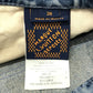 LOUIS VUITTON 1AFQFD モノグラムプリント デニムショーツ アパレル ハーフパンツ ボトムス ズボン 24SS デニムパンツ デニム メンズ ブルー