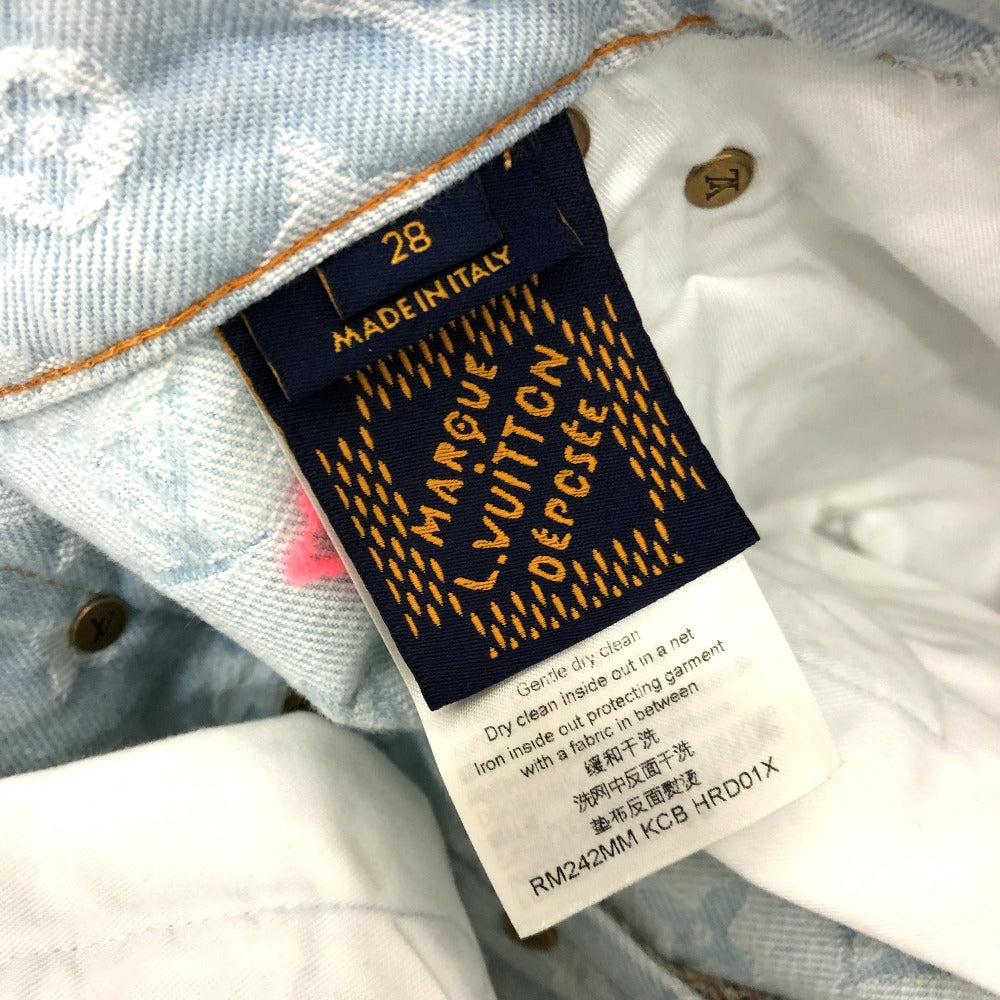 LOUIS VUITTON 1AFRXR Tyler the Creator x Louis Vuitton Monogram Denim pants Denim blue Used