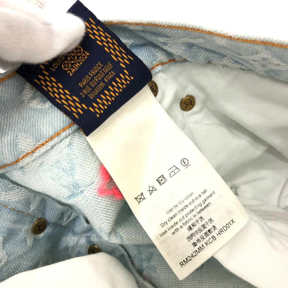 LOUIS VUITTON 1AFRXR Tyler the Creator x Louis Vuitton Monogram Denim pants Denim blue Used