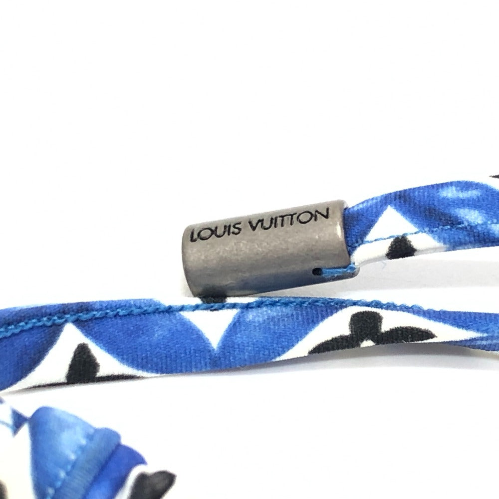 LOUIS VUITTON 1ABQ01＆1ABPZL LV バイ・ザ・プール モノグラムフラワータイル ビキニトップ＆ボトムス セット 水着 水着 ポリアミド レディース ブルー
