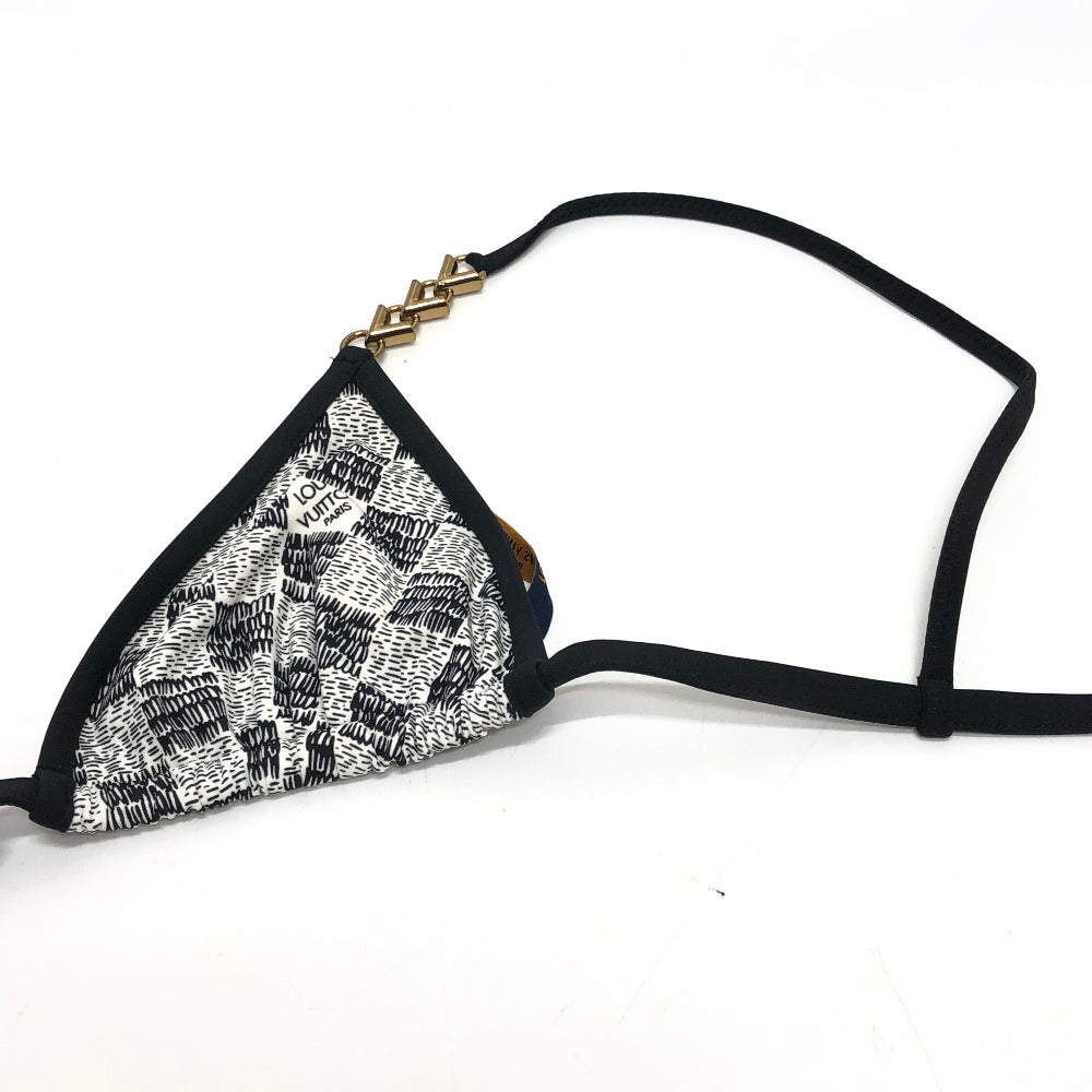 LOUIS VUITTON ダミエ ビキニ スイムウエア スィムウェア 上下セット 水着 ポリアミド レディース ブラック
